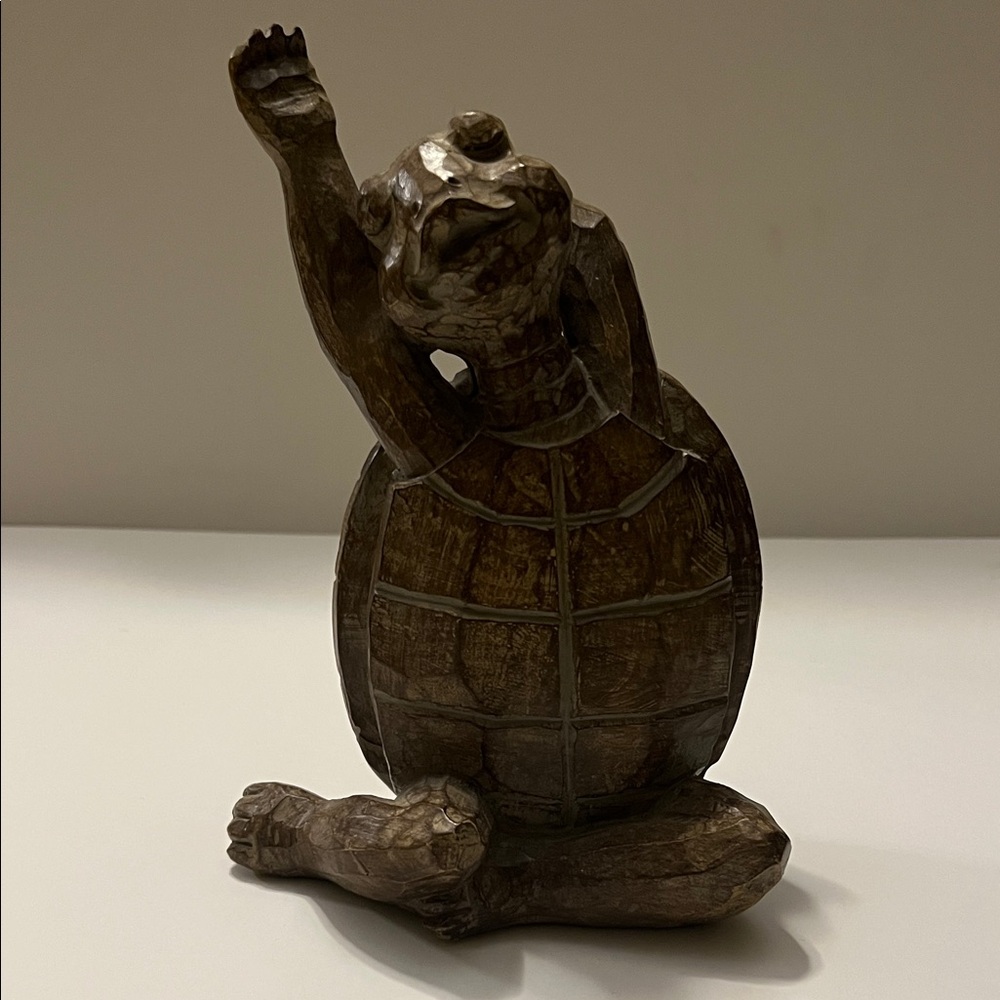 Rare Cracker Barrel Turtle Sculpture